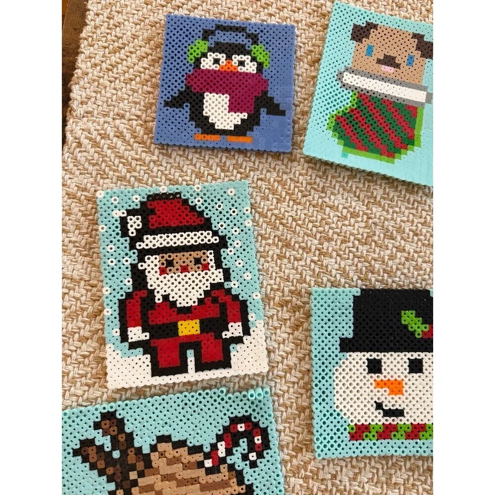 Lot of perler  bead art